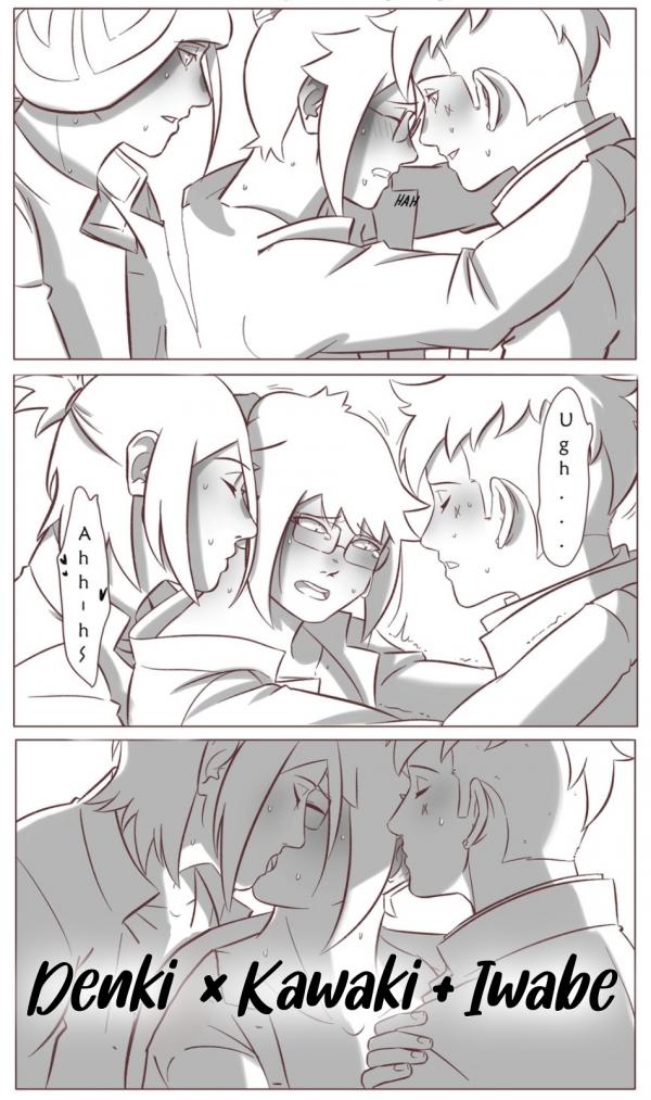 Denki X Kawaki X Iwabe (DOUJIN BORUTO)